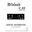 MCINTOSH C28 Instrukcja Serwisowa