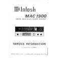 MCINTOSH MAC1900 Instrukcja Serwisowa